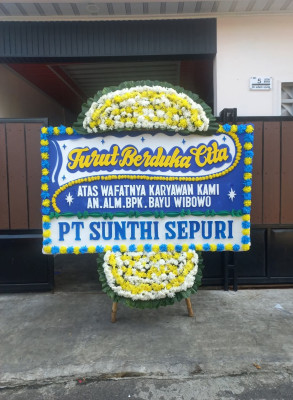 Papan Bunga Duka di Aro Iv Korong